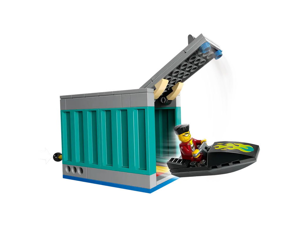 LEGO City Police Speedboat and Crooks Hideout