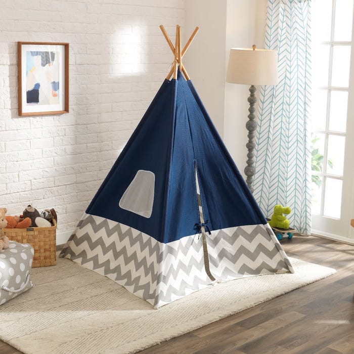 KidKraft Deluxe Play Teepee Navy