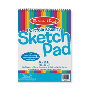 Melissa and Doug Quality Spiral-Bound Sketch Pad - All-Star Learning Inc. - Proudly Canadian