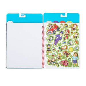 Melissa and Doug Paw Patrol Restickable Stickers Flip-Flap Pad - Ultimate Rescue