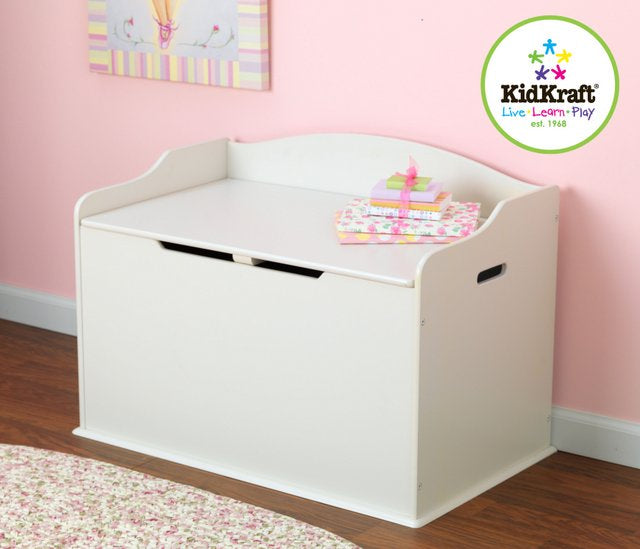 KidKraft Austin Toy Box in White