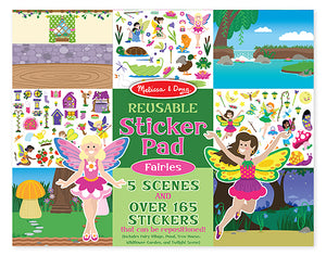 Melissa and Doug Fairies Reusable Sticker Pad - All-Star Learning Inc. - Proudly Canadian