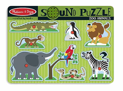 Melissa and Doug Zoo Animals Sound Puzzle - All-Star Learning Inc. - Proudly Canadian