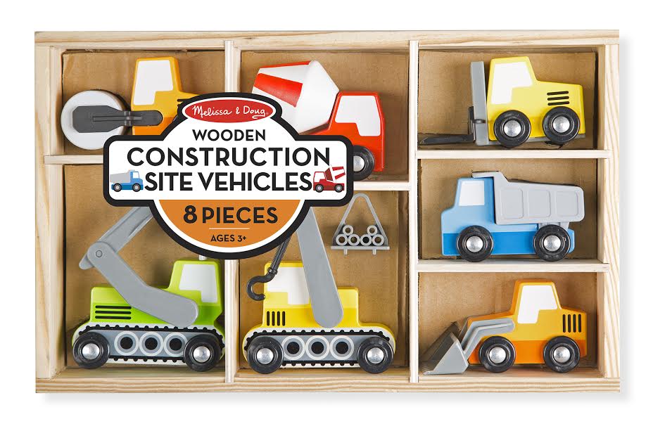 Melissa and Doug Wooden Construction Site Vehicles - All-Star Learning Inc. - Proudly Canadian