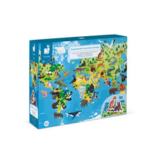 Janod 200 pc Educational Puzzle Endangered Animals