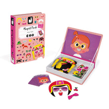 Janod Girl's Crazy Faces Magnetibook - All-Star Learning Inc. - Proudly Canadian
