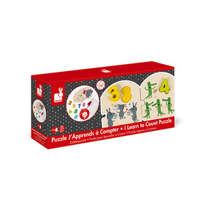 Janod I Learn To Count Puzzle - All-Star Learning Inc. - Proudly Canadian