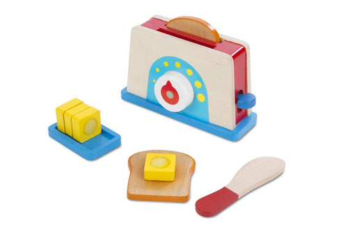 Melissa and Doug Let's Play House! Toaster, Bread & Butter Set - All-Star Learning Inc. - Proudly Canadian