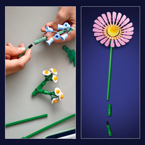 LEGO® Botanicals Petite Sunny Bouquet Flower Decor Building Kit for Kids 10347