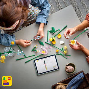 LEGO® Botanicals Petite Sunny Bouquet Flower Decor Building Kit for Kids 10347