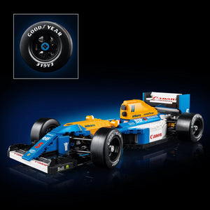 LEGO® Icons Williams Racing FW14B & Nigel Mansell Home and Office Desk Decor Car Model Kit 10353