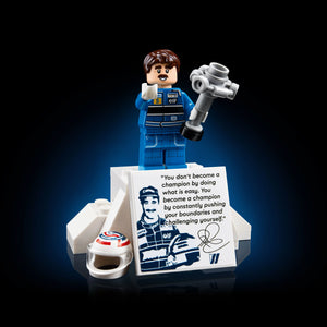 LEGO® Icons Williams Racing FW14B & Nigel Mansell Home and Office Desk Decor Car Model Kit 10353