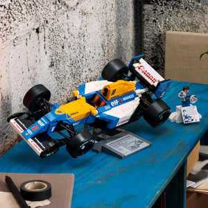 LEGO® Icons Williams Racing FW14B & Nigel Mansell Home and Office Desk Decor Car Model Kit 10353