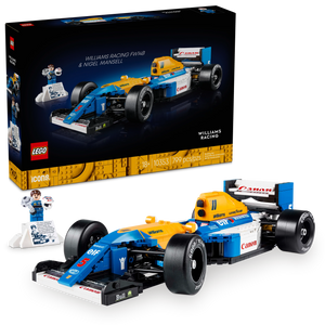 LEGO® Icons Williams Racing FW14B & Nigel Mansell Home and Office Desk Decor Car Model Kit 10353