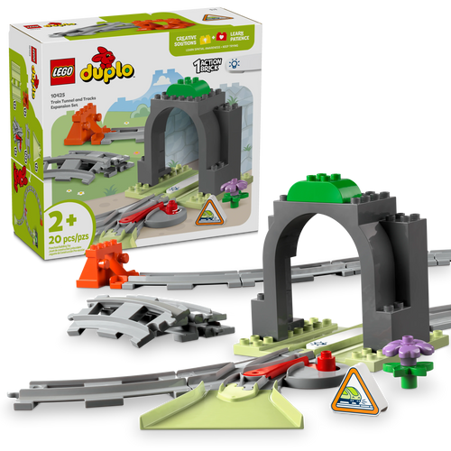 LEGO® DUPLO® Town Train Tunnel and Tracks Expansion Set Creative Toy 10425