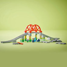 LEGO® DUPLO® Town Train Bridge and Tracks Expansion Set Creative Toy for Toddlers 10426