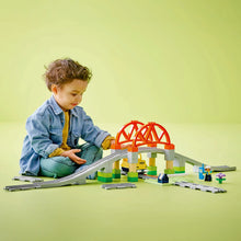 LEGO® DUPLO® Town Train Bridge and Tracks Expansion Set Creative Toy for Toddlers 10426
