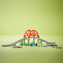 LEGO® DUPLO® Town Train Bridge and Tracks Expansion Set Creative Toy for Toddlers 10426