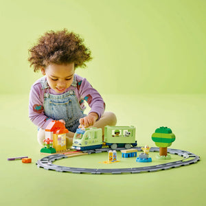 LEGO® DUPLO® Town Interactive Adventure Train Set Educational Preschool Toy for Toddlers 10427