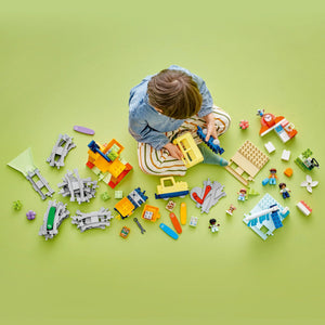 LEGO® DUPLO® Town Big Interactive Community Train Set for Toddlers, Creative Building Toy 10428