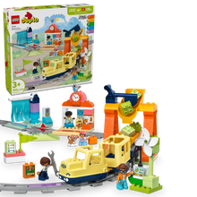 LEGO® DUPLO® Town Big Interactive Community Train Set for Toddlers, Creative Building Toy 10428