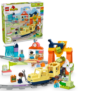 LEGO® DUPLO® Town Big Interactive Community Train Set for Toddlers, Creative Building Toy 10428