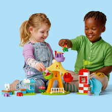 LEGO® DUPLO® Peppa Pig Funfair Pretend-Play Amusement Park, Toddler Toy Building Set 10453