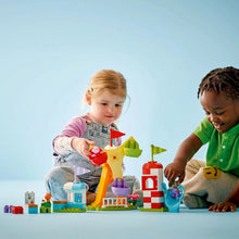 LEGO® DUPLO® Peppa Pig Funfair Pretend-Play Amusement Park, Toddler Toy Building Set 10453