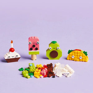 LEGO® Classic Creative Food Friends Imaginative Pretend-Play Building Set for Kids 11039