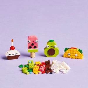 LEGO® Classic Creative Food Friends Imaginative Pretend-Play Building Set for Kids 11039