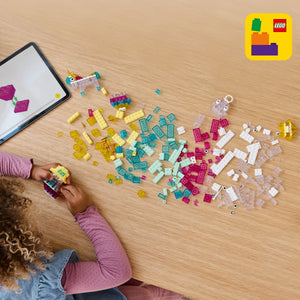 LEGO® Classic Magical Transparent Box, Colorful Building Bricks Toy for Creative Play 11040