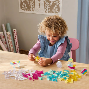 LEGO® Classic Magical Transparent Box, Colorful Building Bricks Toy for Creative Play 11040
