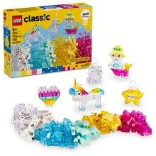 LEGO® Classic Magical Transparent Box, Colorful Building Bricks Toy for Creative Play 11040