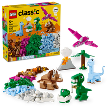 LEGO® Classic Creative Dinosaurs, Assorted Brick Building Set, Kids' Imaginative-Play Models 11041