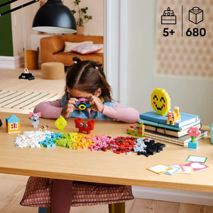 LEGO® Classic Creative Happy Box Assorted Colorful Building Bricks Toy for Imaginative Play 11042