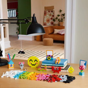 LEGO® Classic Creative Happy Box Assorted Colorful Building Bricks Toy for Imaginative Play 11042