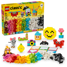 LEGO® Classic Creative Happy Box Assorted Colorful Building Bricks Toy for Imaginative Play 11042
