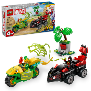 LEGO® Marvel Spidey And His Amazing Friends Spin and Electro Dinosaur Vehicle Chase Build Kit 11198