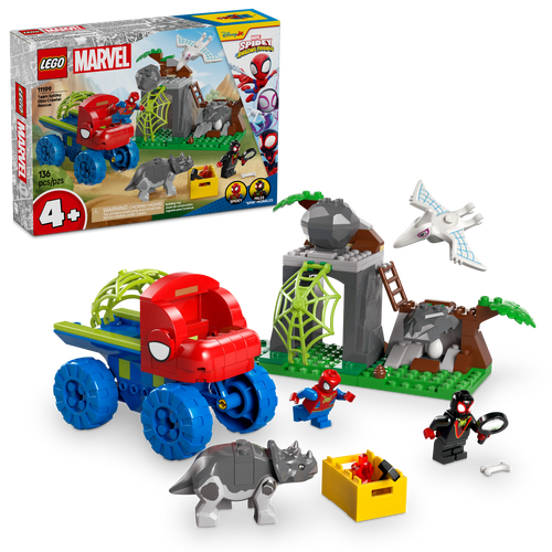 LEGO® Marvel Spidey And His Amazing Friends Team Spidey Dino Crawler Rescue Buildable Toy 11199