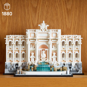 LEGO® Architecture Trevi Fountain Model Italian Landmark, Rome Travel Memorabilia Building Set 21062