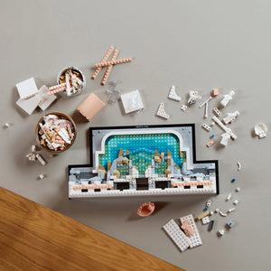 LEGO® Architecture Trevi Fountain Model Italian Landmark, Rome Travel Memorabilia Building Set 21062