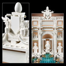 LEGO® Architecture Trevi Fountain Model Italian Landmark, Rome Travel Memorabilia Building Set 21062
