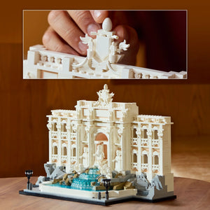 LEGO® Architecture Trevi Fountain Model Italian Landmark, Rome Travel Memorabilia Building Set 21062