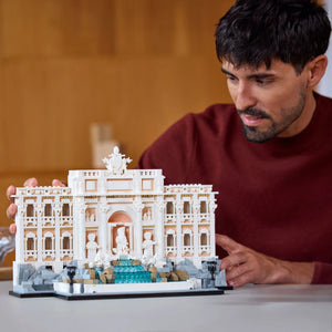 LEGO® Architecture Trevi Fountain Model Italian Landmark, Rome Travel Memorabilia Building Set 21062
