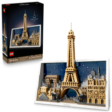 LEGO® Architecture Paris – City of Love - Paris Landmarks Home Decor Building Set for Adults - 21064