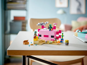 LEGO Minecraft The Axolotl House 21247 Building Toy Set