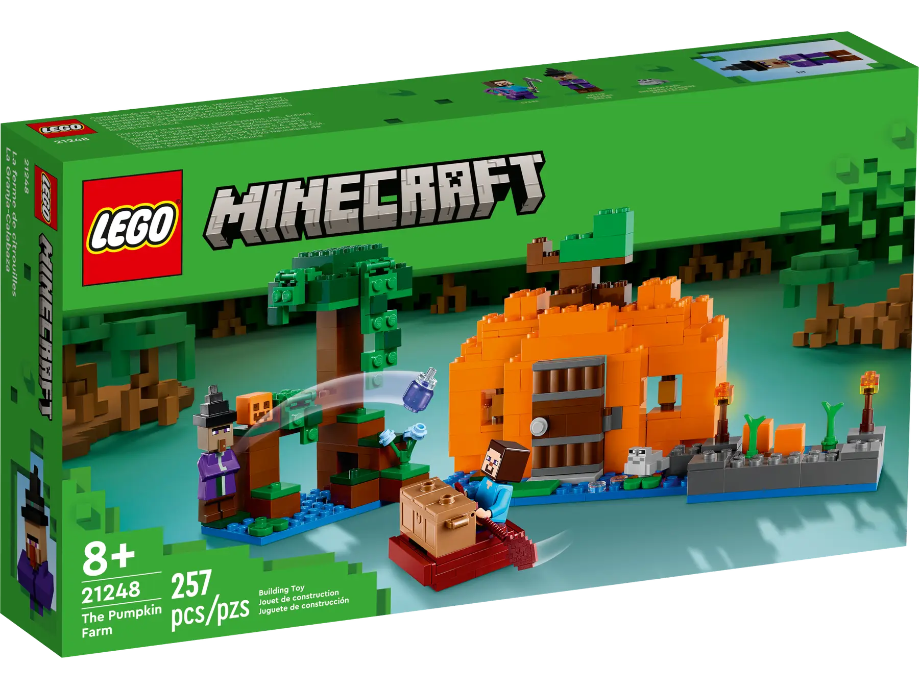 Building LEGO Minecraft Sets in Minecraft