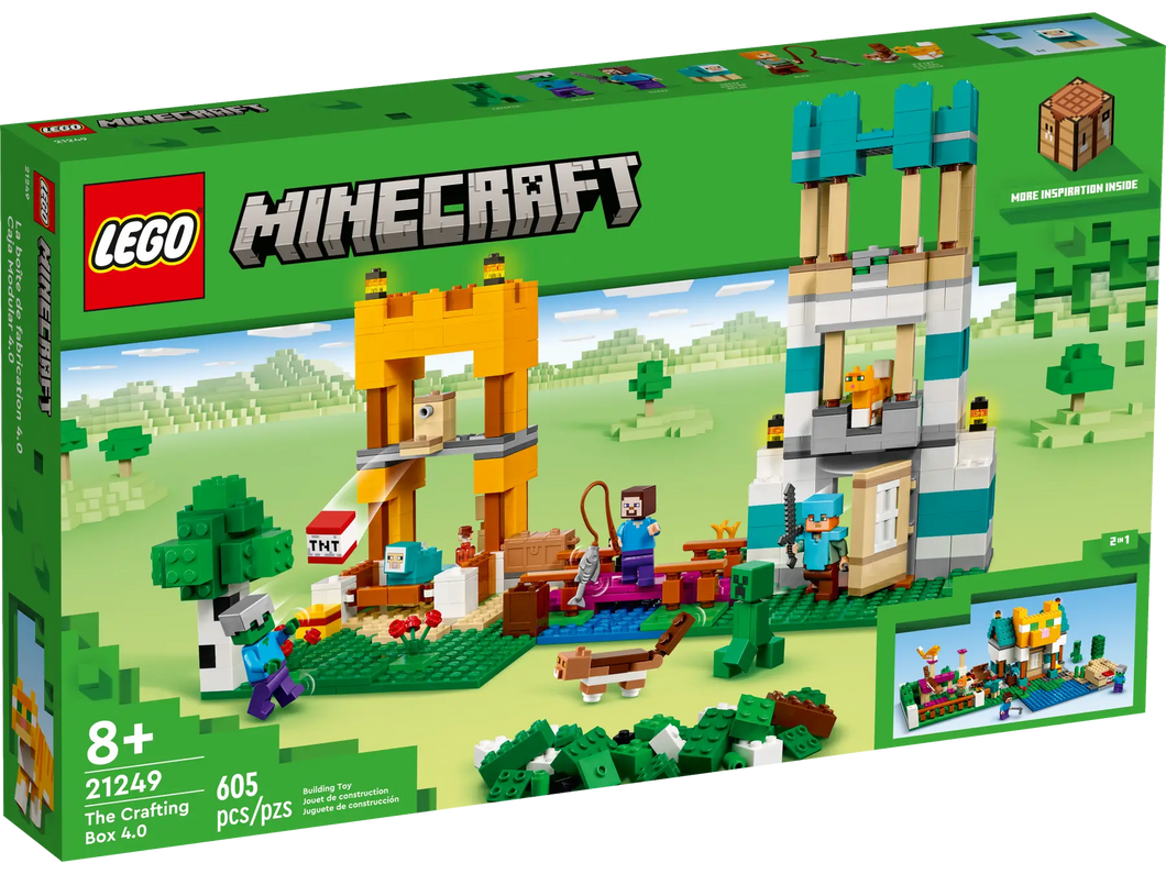 LEGO Minecraft The Crafting Box 4.0 21249 Building Toy Set
