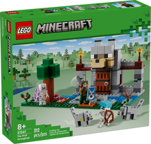 LEGO® Minecraft® The Wolf Stronghold Fortress Playset Gift, Skeleton Explorer Toy 21261