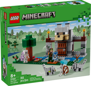 LEGO® Minecraft® The Wolf Stronghold Fortress Playset Gift, Skeleton Explorer Toy 21261